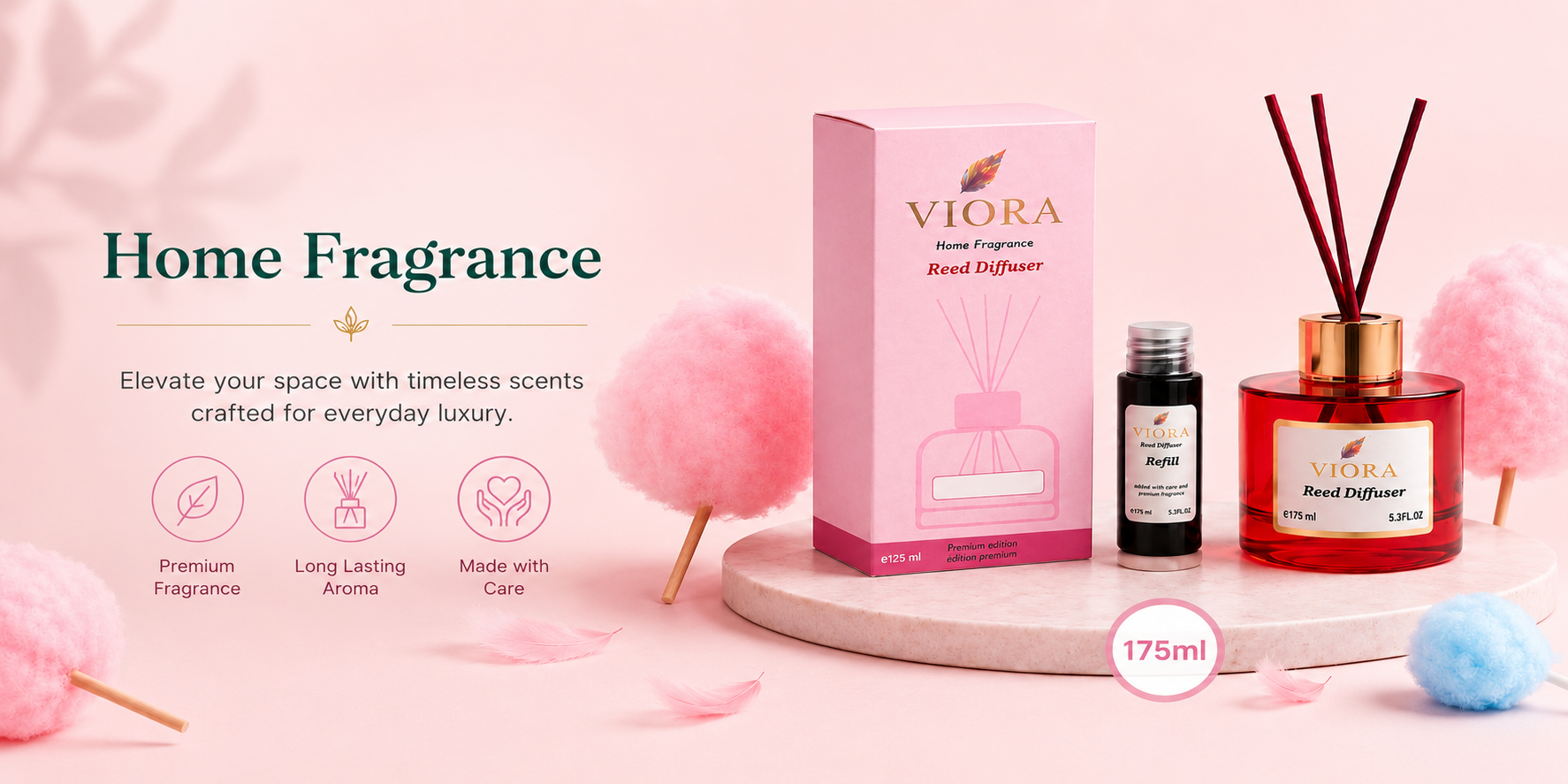 Viora Home Reed Diffuser