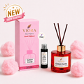 Viora Reed Diffuser 125 ml+ 50ml Free Refill with Cotton Candy Fragrance
