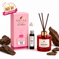Viora Reed Diffuser 125 ml+ 50ml Free Refill with Royal Oud Fragrance